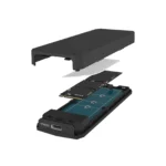 ICY BOX Spade Case 1805 – Enclosure SSD M.2 NVMe USB 3.2 Gen 2 Type-C 10Gbps con RGB per PC e Mac - immagine 2