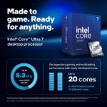 Intel Core Ultra 7 265 – CPU Processore 20 Core fino a 5.3GHz con AI Boost, DDR5 e PCIe 5.0 LGA1851 [Pre-Ordine] - immagine 3