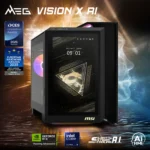 MSI MEG VISION X AI 2-006BIT – PC Gaming Desktop AI con Intel Core Ultra 9, Touchscreen 13", 1200W, WiFi 7 con GeForce RTX Serie 50, RAM DDR5, SSD, O.S. Non Installato - immagine 2