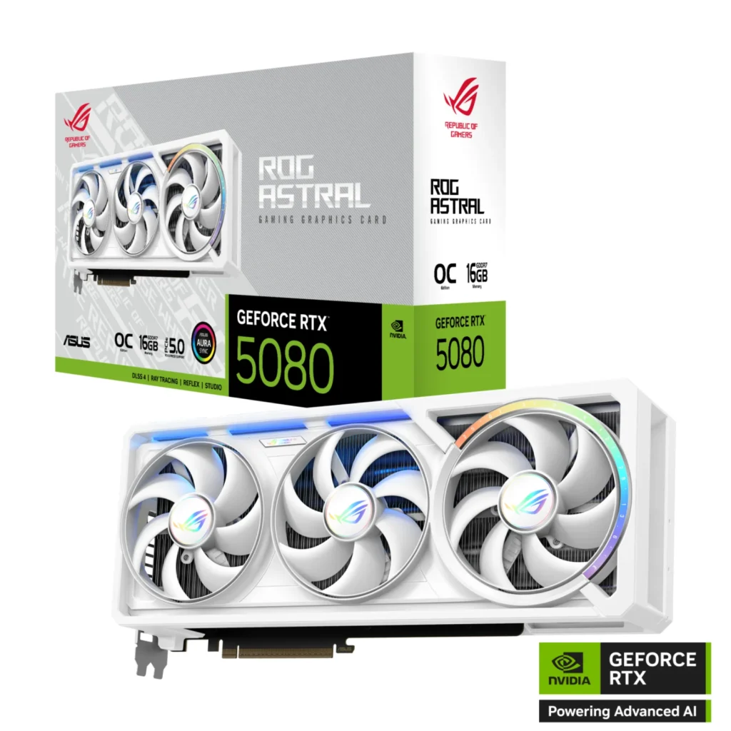 ASUS ROG Astral GeForce RTX 5080 White OC Edition