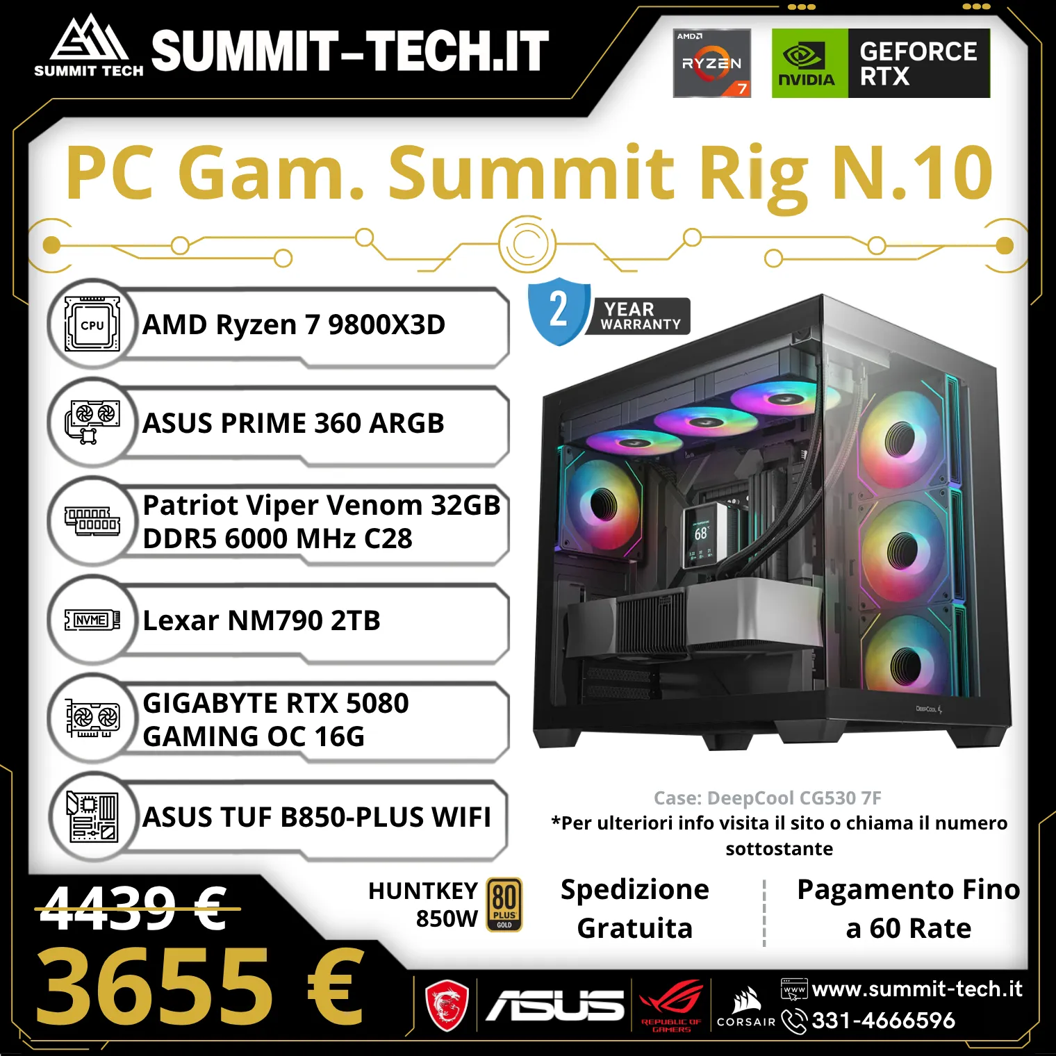 PC Gaming Summit Rig N.10 PC Gaming Summit Rig N.10