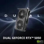 ASUS Dual GeForce RTX 5050 8GB GDDR6 OC Edition – Scheda Video NVIDIA 2677MHz PCIe 5.0 Dual Fan 2-Slot DLSS 4 Dual BIOS - immagine 2
