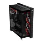 ASUS ROG Cronox ARGB – Case Full Tower PC Panoramico E-ATX/BTF con LCD 9,2” 60Hz, Vetro Temperato Curvo, 4 Ventole ARGB e Doppio Radiatore 360 mm - immagine 3