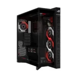 ASUS ROG Cronox ARGB – Case Full Tower PC Panoramico E-ATX/BTF con LCD 9,2” 60Hz, Vetro Temperato Curvo, 4 Ventole ARGB e Doppio Radiatore 360 mm - immagine 4