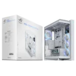 ASUS ROG Cronox ARGB White Edition – Case Full Tower PC Panoramico E-ATX/BTF con LCD 9,2” 60Hz, Vetro Temperato Curvo, 4 Ventole ARGB e Doppio Radiatore 360 mm - immagine 23