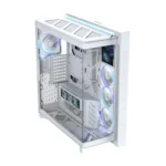 ASUS ROG Cronox ARGB White Edition – Case Full Tower PC Panoramico E-ATX/BTF con LCD 9,2” 60Hz, Vetro Temperato Curvo, 4 Ventole ARGB e Doppio Radiatore 360 mm - immagine 3
