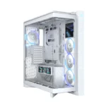 ASUS ROG Cronox ARGB White Edition – Case Full Tower PC Panoramico E-ATX/BTF con LCD 9,2” 60Hz, Vetro Temperato Curvo, 4 Ventole ARGB e Doppio Radiatore 360 mm - immagine 4