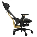 ASUS ROG Destrier Edition 20 – Sedia Gaming Ergonomica Black Gold 150kg, Braccioli 3D 360°, Supporto Lombare, Reclino 135° - immagine 7