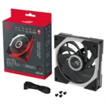 ASUS ROG Eurux GR120 ARGB Reverse Fan Single Pack – Ventola 120mm Reverse PWM 2200 RPM, 70 CFM, 3,0 mmH₂O e Aura Sync - immagine 21