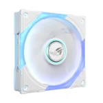 ASUS ROG Eurux GR120 ARGB Reverse Fan White Edition Single Pack – Ventola 120mm Reverse PWM 2200 RPM, 70 CFM, 3,0 mmH₂O e Aura Sync - immagine 5