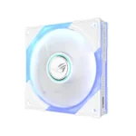 ASUS ROG Eurux GR120 ARGB Reverse Fan White Edition Single Pack – Ventola 120mm Reverse PWM 2200 RPM, 70 CFM, 3,0 mmH₂O e Aura Sync - immagine 6