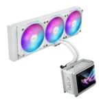 ASUS ROG Ryuo IV SLC 360 ARGB White Edition – Dissipatore AIO 360 mm con Display AMOLED Curvo 6,67” 2K, 3 Ventole ARGB e ASUS InfoHub Bianco - immagine 4