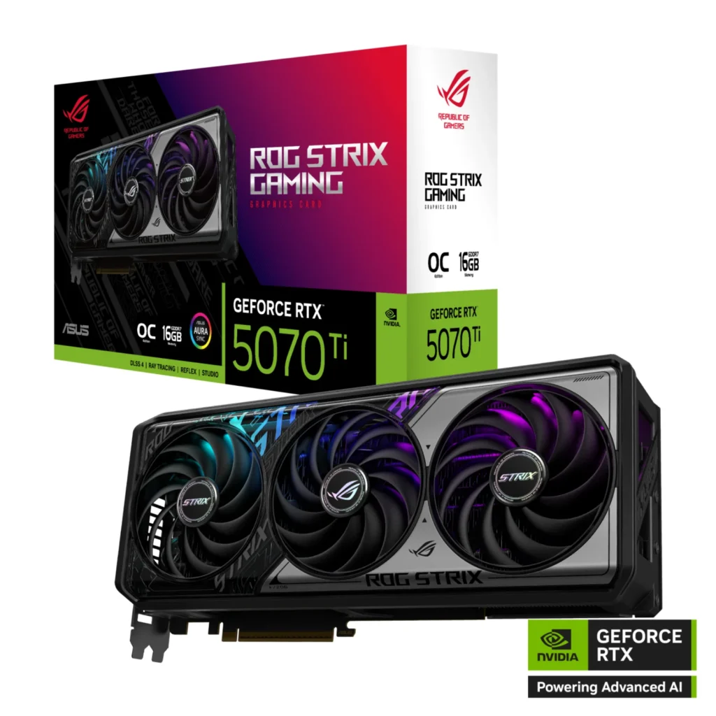 ASUS ROG Strix GeForce RTX 5070 Ti 16GB GDDR7 OC Edition