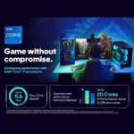 Intel Core i7-14700 – Processore CPU Desktop 14ª Gen 20 Core, 28 Thread, 5,4GHz Turbo, 65W, LGA1700, Grafica Intel UHD 770 e PCIe 5.0 - immagine 2