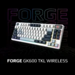MSI FORGE GK600 TKL WIRELESS SKY – Tastiera Gaming Meccanica TKL Layout Italiano, Hot-Swap, PBT, 2.4GHz, Bluetooth, Display 1,06” e RGB - immagine 2