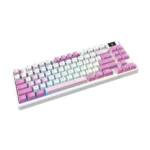 MSI FORGE GK600 TKL WIRELESS VIOLET – Tastiera Gaming Meccanica TKL 80% Layout Italiano, Hot-Swap, PBT, 2.4GHz, Bluetooth, Display 1,06” e RGB - immagine 3