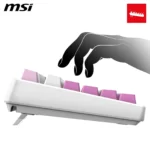 MSI FORGE GK600 TKL WIRELESS VIOLET – Tastiera Gaming Meccanica TKL 80% Layout Italiano, Hot-Swap, PBT, 2.4GHz, Bluetooth, Display 1,06” e RGB - immagine 9
