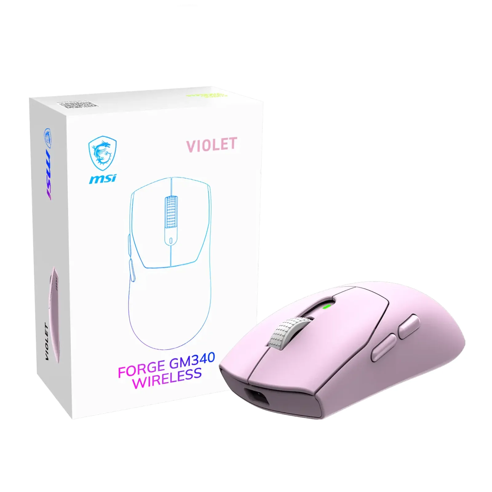 MSI FORGE GM340 WIRELESS VIOLET