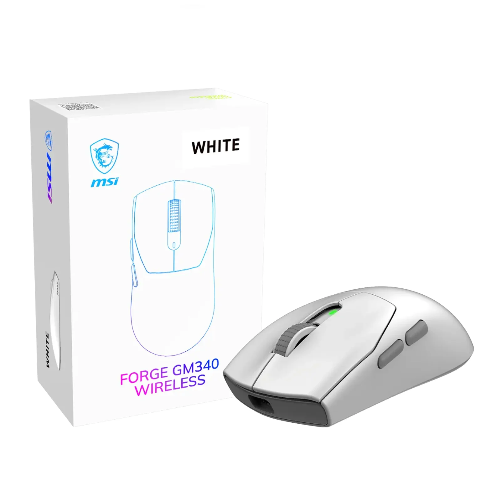 MSI FORGE GM340 WIRELESS WHITE