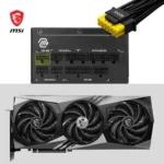 MSI MAG A1250GL PCIE5 – Alimentatore PC Gaming 1250W ATX 3.1 PCIe 5.1 600W 80 PLUS Gold Full Modular PSU con Ventola FDB 135mm - immagine 8