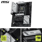 MSI MAG X870E GAMING MAX WIFI – Scheda Madre Gaming AM5 AMD X870E ATX DDR5 8200+ PCIe 5.0 WiFi 7 5G LAN USB4 3x M.2 - immagine 4