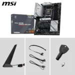 MSI MAG X870E GAMING MAX WIFI – Scheda Madre Gaming AM5 AMD X870E ATX DDR5 8200+ PCIe 5.0 WiFi 7 5G LAN USB4 3x M.2 - immagine 8