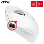 MSI VERSA 300 WIRELESS WHITE – Mouse Gaming Wireless 60g, 8000 DPI, Tri-Mode, Kailh Switch e Diamond Side Grips Bianco - immagine 7
