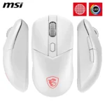 MSI VERSA 300 WIRELESS WHITE – Mouse Gaming Wireless 60g, 8000 DPI, Tri-Mode, Kailh Switch e Diamond Side Grips Bianco - immagine 8