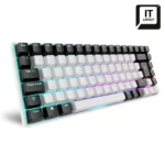 Sharkoon SKILLER SGK50 S3 White IT – Tastiera Gaming 75% Layout Italiano Switch Gateron Yellow Hot-Swap RGB QMK VIA - immagine 2