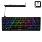 Sharkoon SKILLER SGK50 S4 Black IT – Tastiera Gaming 60% Layout Italiano Switch Kailh Red Hot-Swap RGB 1000Hz Nero - immagine 3