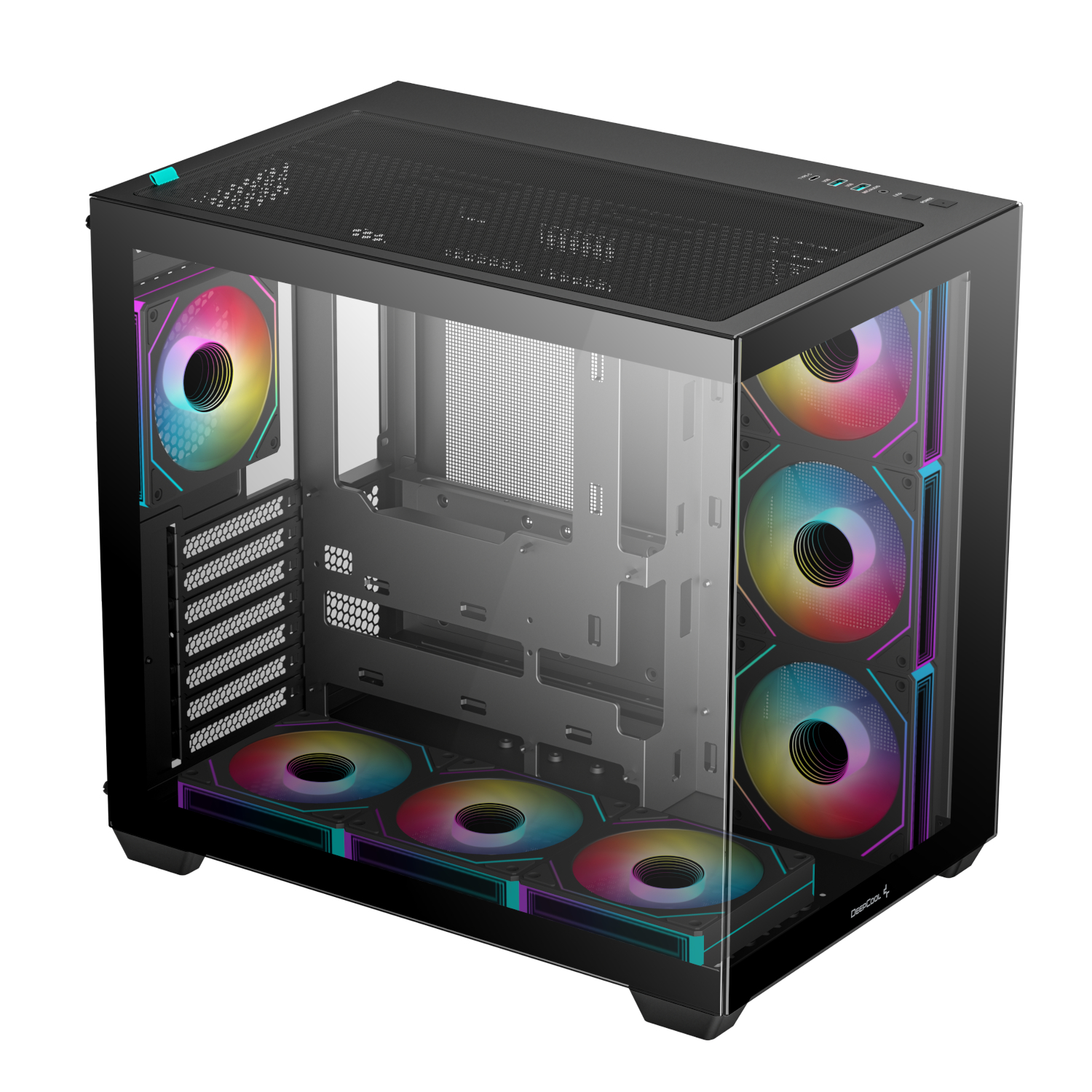 图片_20260921083444_710_6 DeepCool CG530 7F – Case Gaming ATX Dual Chamber Panoramico con Vetro Temperato 7 Ventole ARGB PWM USB-C Supporto GPU 410mm e Radiatore 360mm - immagine 1