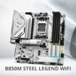 ASRock B850M Steel Legend WiFi – Scheda Madre Gaming Micro-ATX AMD B850 AM5 DDR5 8000+ PCIe 5.0 WiFi 7 2.5G LAN 3x M.2 - immagine 2