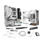 ASRock B850M Steel Legend WiFi – Scheda Madre Gaming Micro-ATX AMD B850 AM5 DDR5 8000+ PCIe 5.0 WiFi 7 2.5G LAN 3x M.2 - immagine 8
