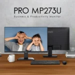 MSI PRO MP273U – Monitor Business 27" 4K UHD 3840x2160 IPS 60Hz 4ms HDR Ready EyesErgo Anti-Flicker HDMI DisplayPort Speaker Integrati - immagine 2